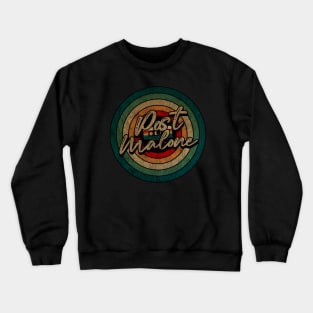 Post Malone  -  Vintage Circle kaset Crewneck Sweatshirt